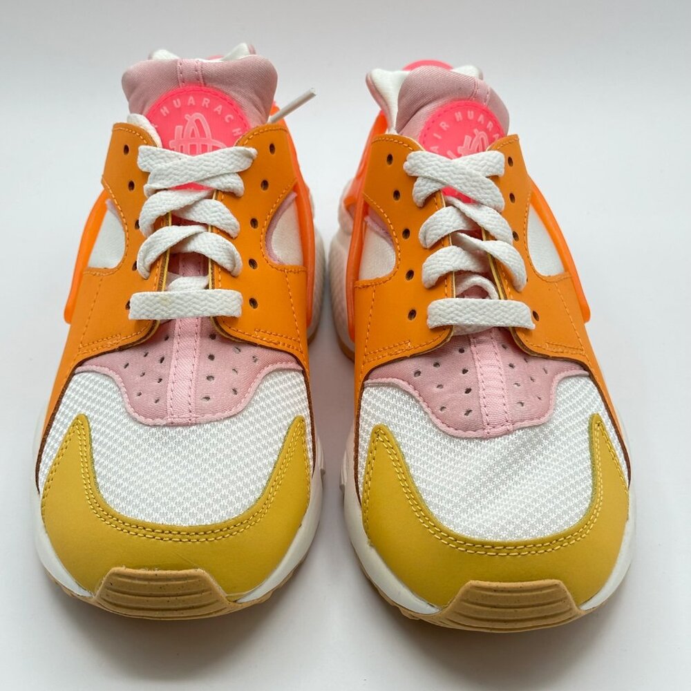Women's Nike Air Huarache Summit White/Hyper Pink-Solar Flare Sz 7 DX2674-100 - Picture 3 of 13
